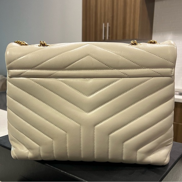 YSL LOULOU MEDIUM - BLANC VINTAGE - Picture 3 of 5
